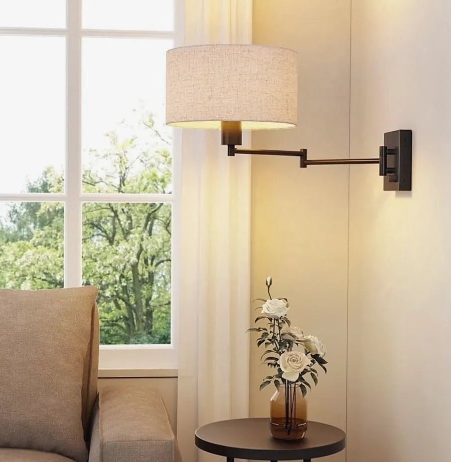 Swing-Arm Dimmable Wall Sconce — 1