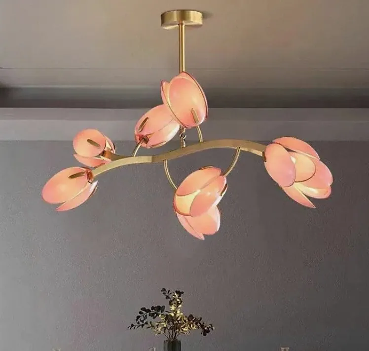 Tulip Pod Pendant Chandelier — 1